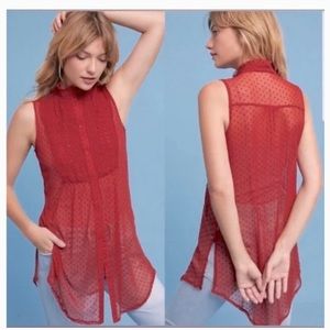 Chiffon high neck blouse